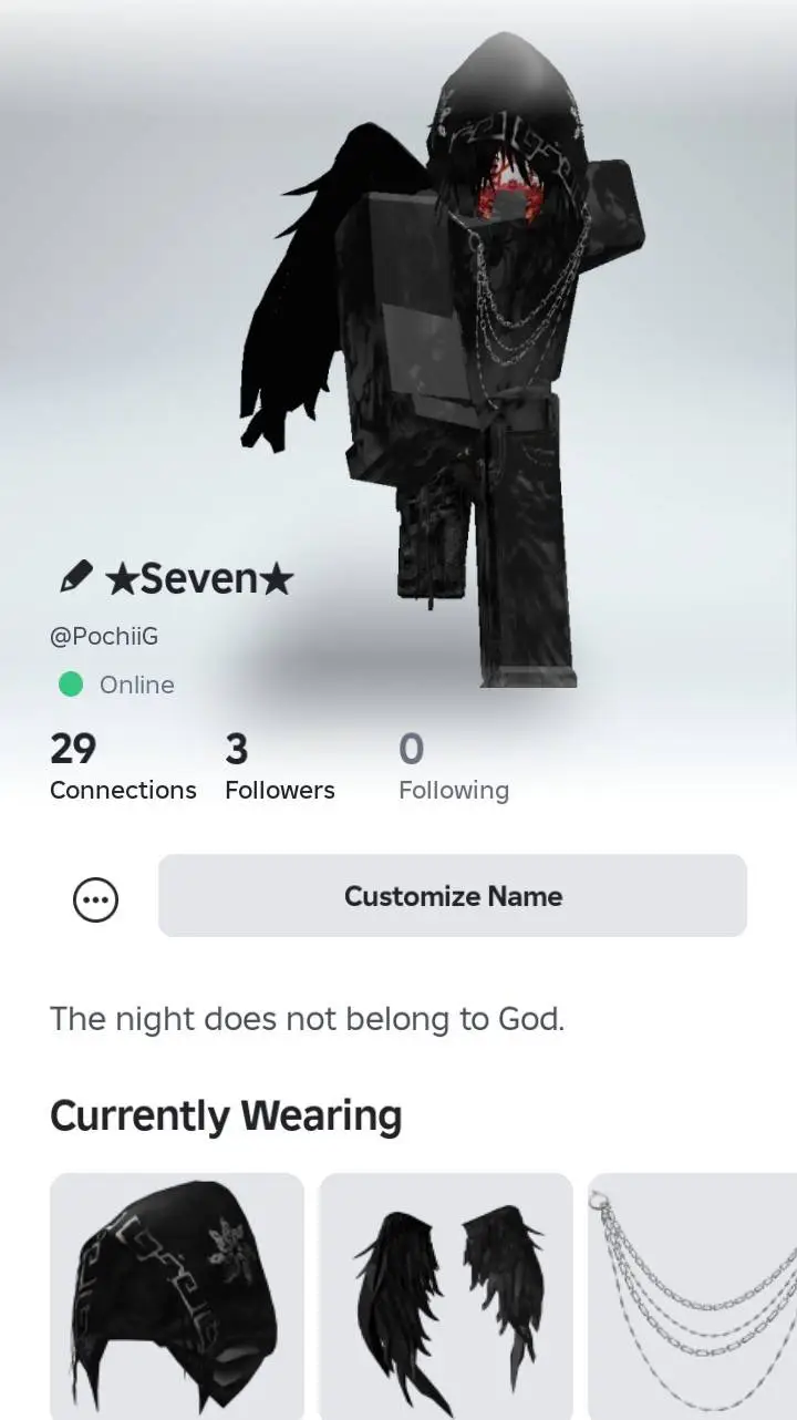 ai character: Seven background