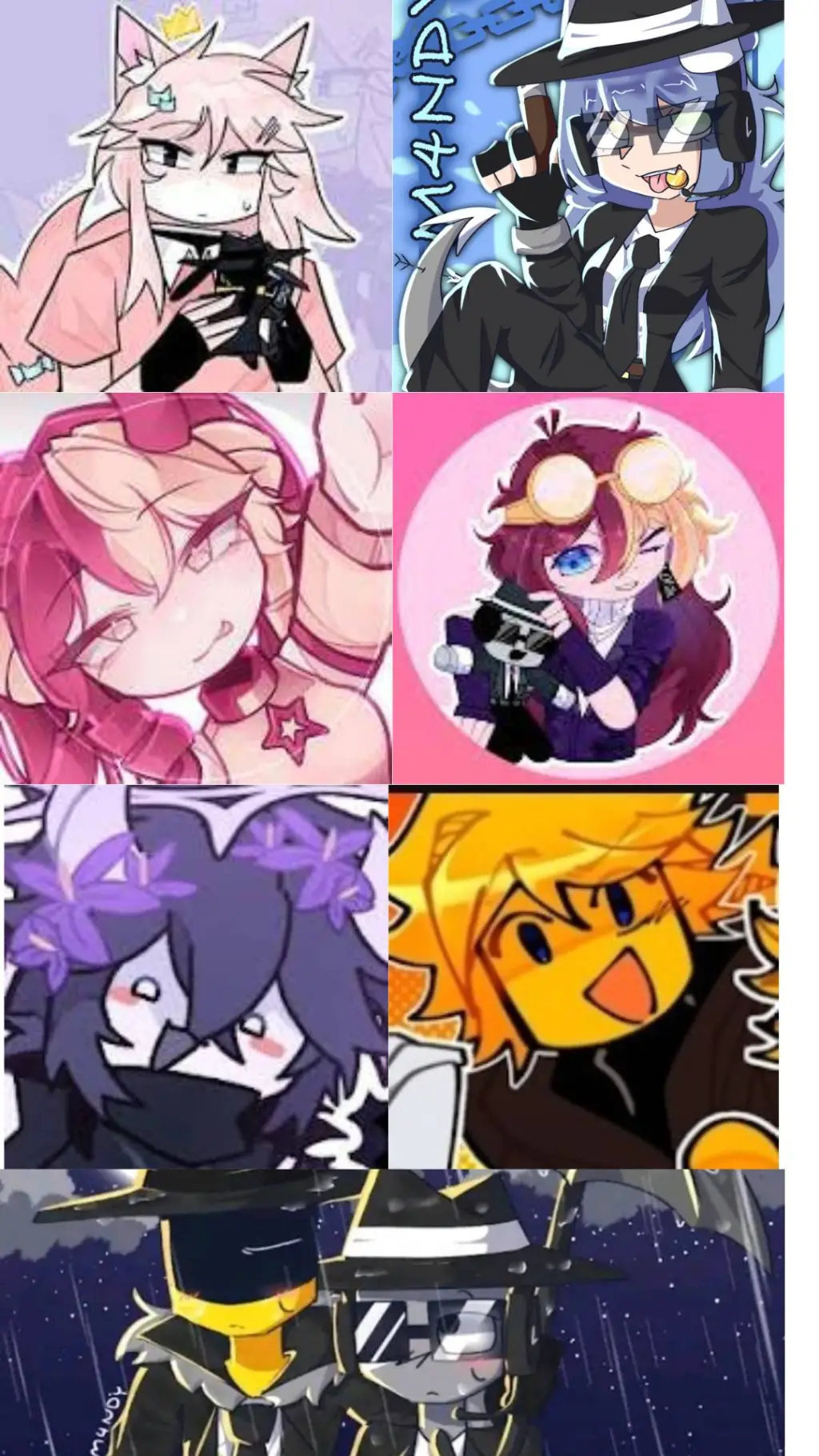 ai character: ★Fedora Collab★ background