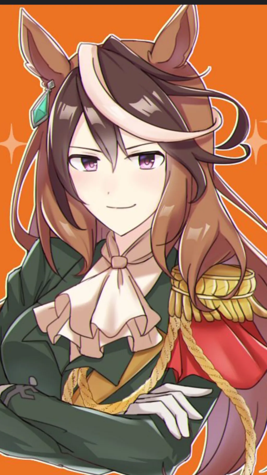 ai character: Symbol rudolf background