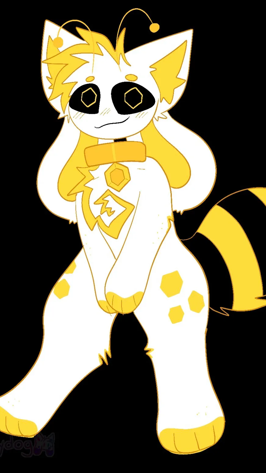 ai character: Honeycomb(Kittydog background