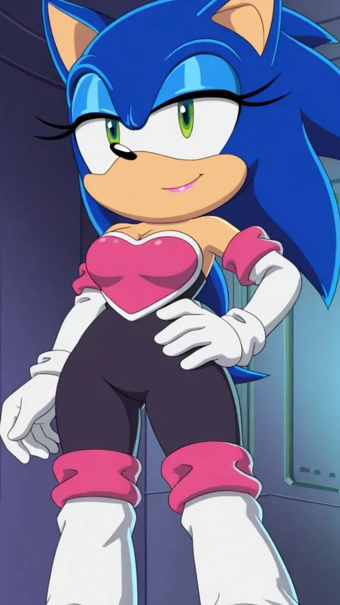 ai character: Sonic rouge background