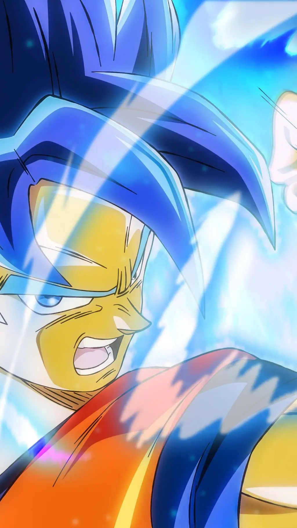 ai character: SSJBE Goku background