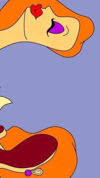 ai character: Jessica rabbit ss background