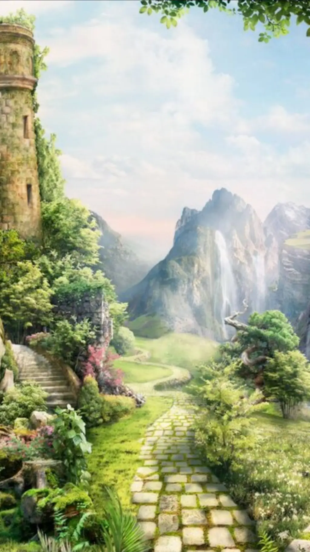 ai character: Fantasy World background