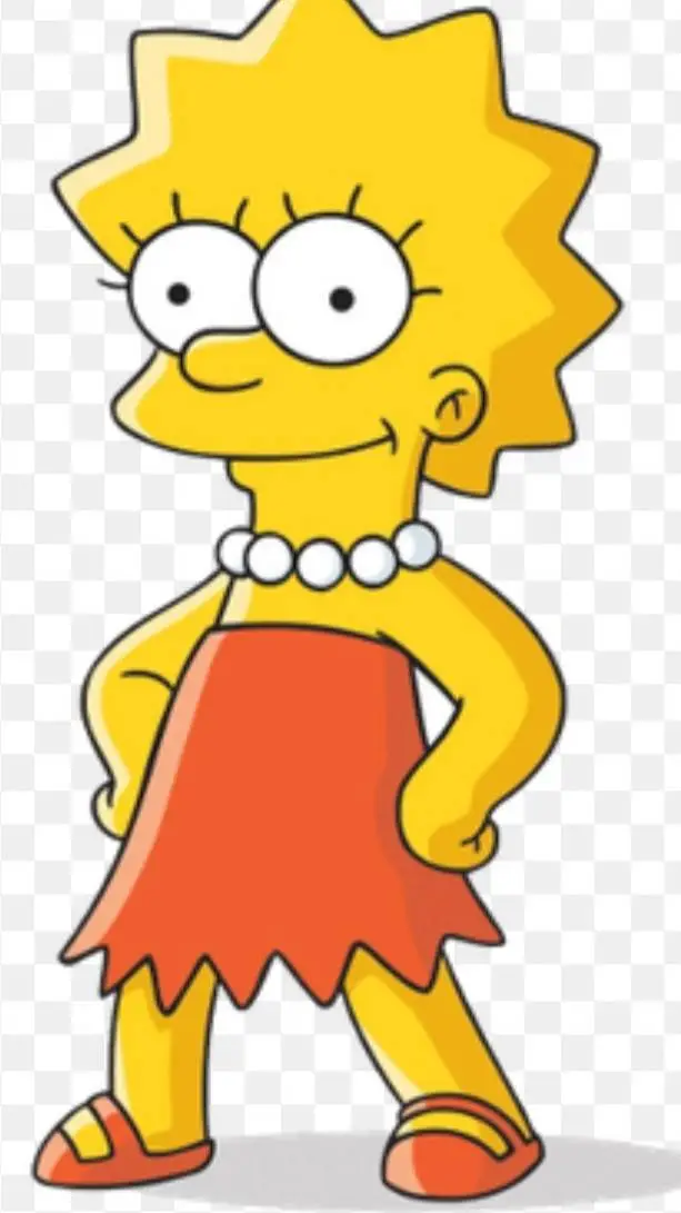 ai character: Lisa simpson background
