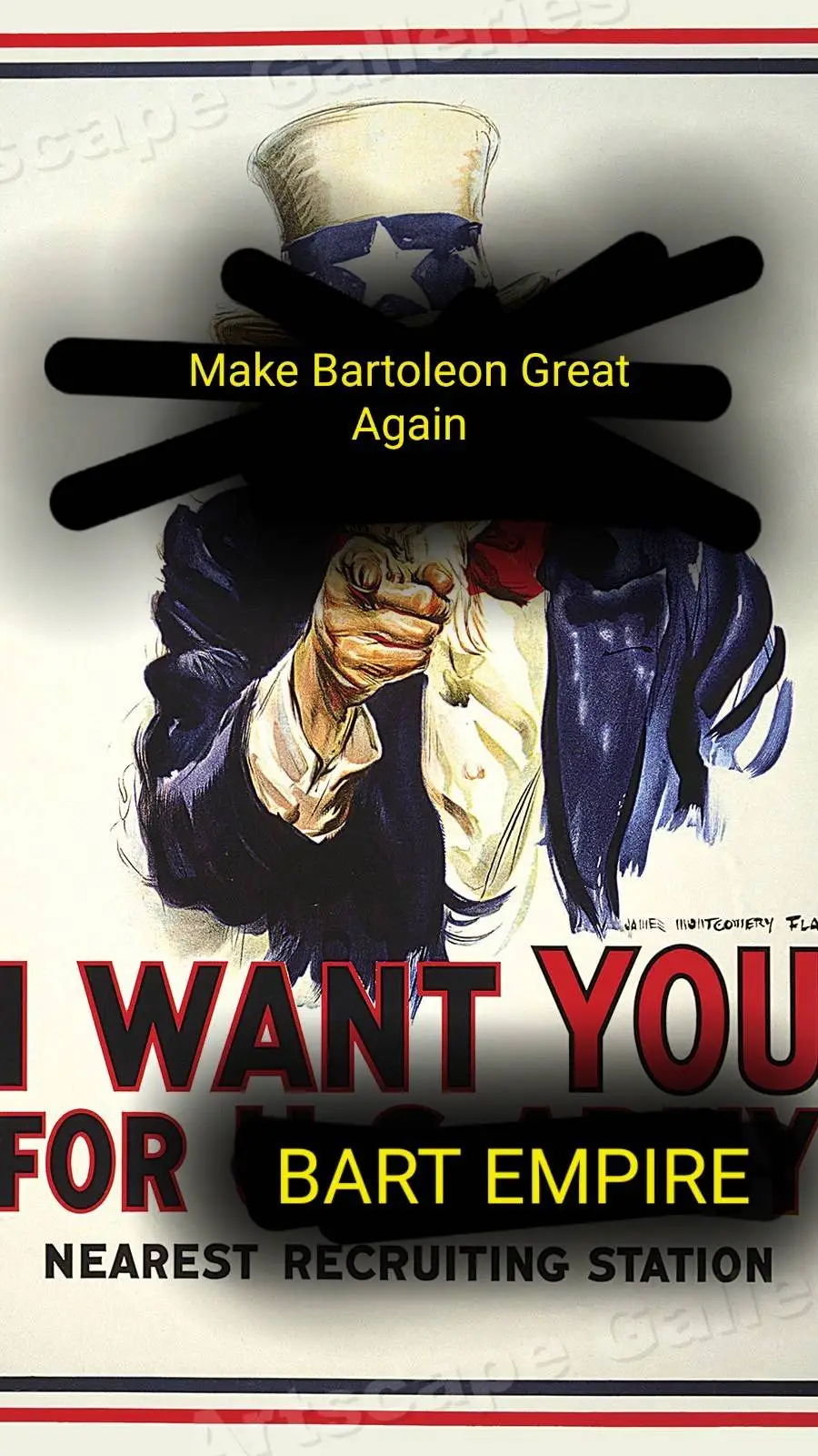 ai character: The poster background