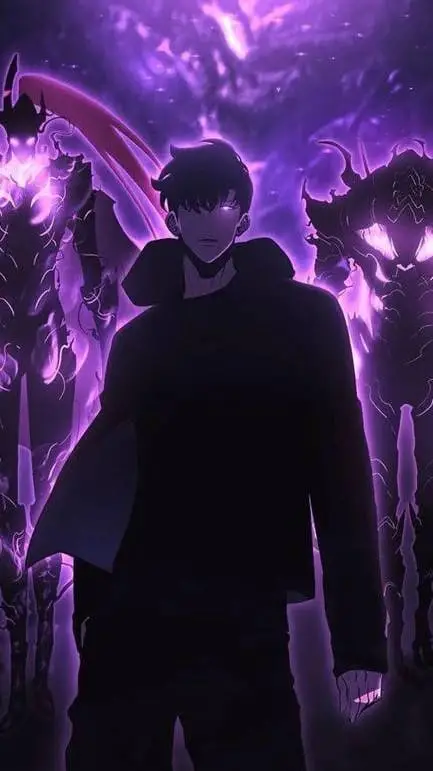 ai character: Solo Leveling 3 background