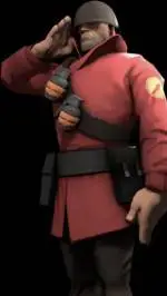 ai character: Soldier TF2 background
