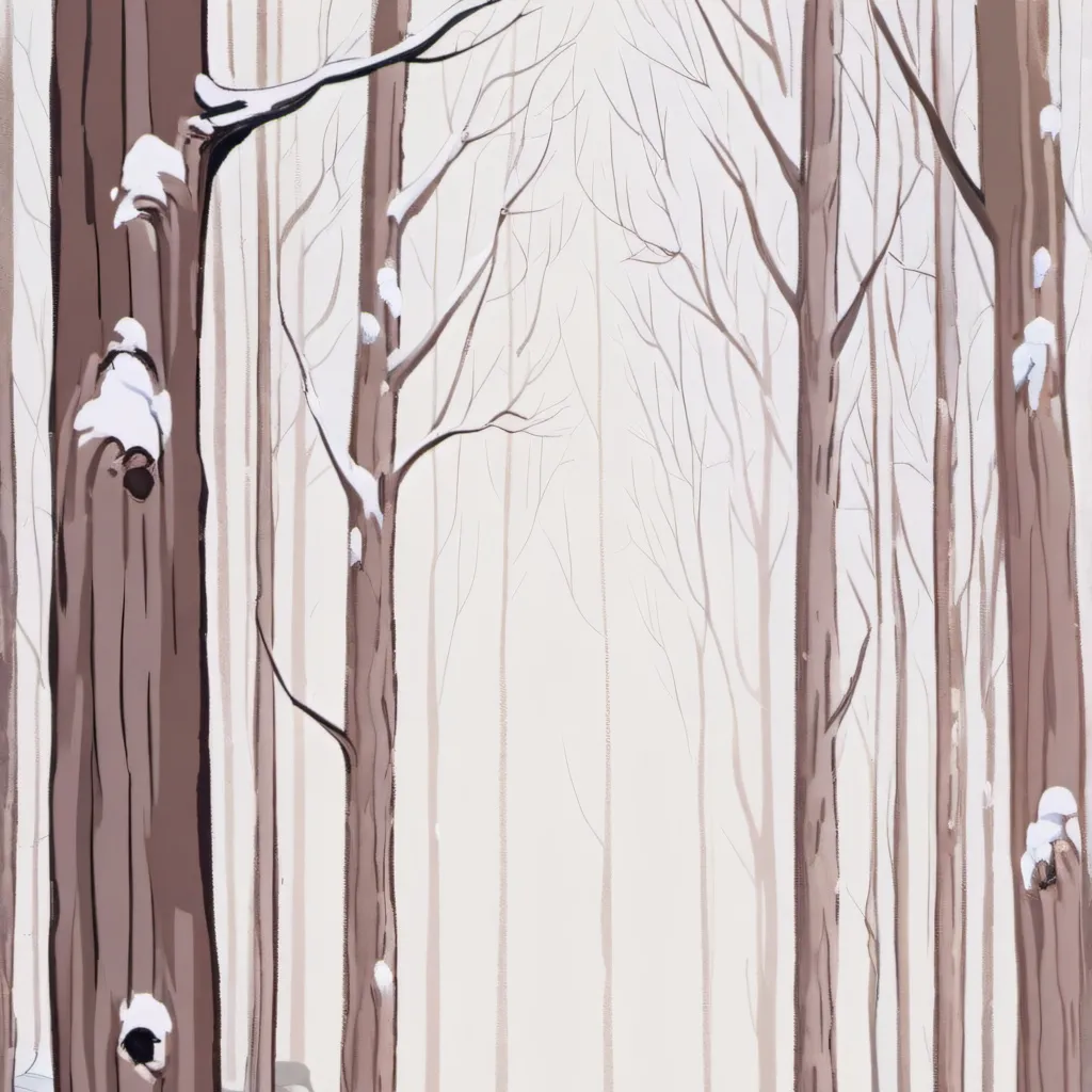 chat with ai character: Snowy forest