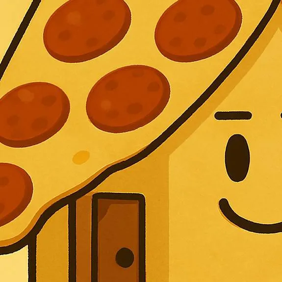 chat with ai character: pizza house bfdi