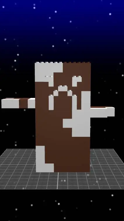 ai character: chocolatey background