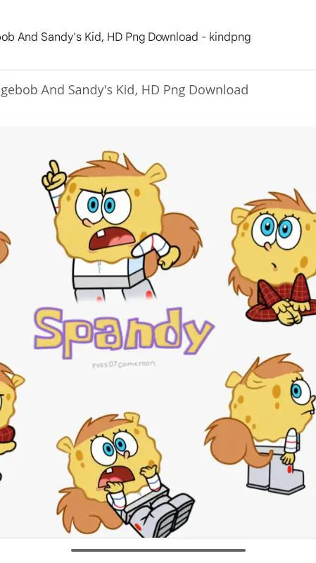 ai character: spandy background