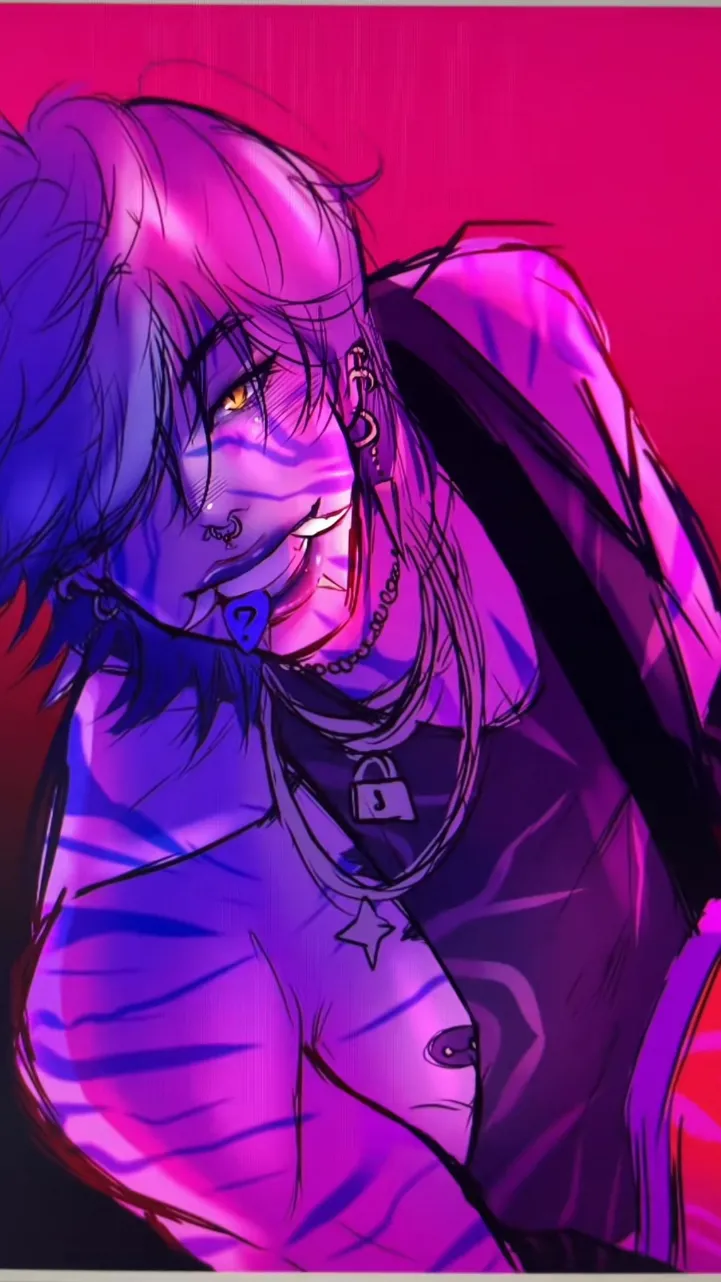 ai character: Demon mystery ￼￼ background