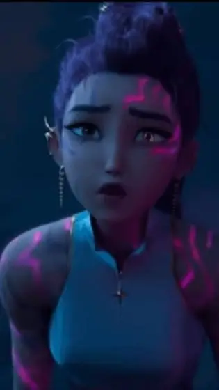 ai character: huntrix  background