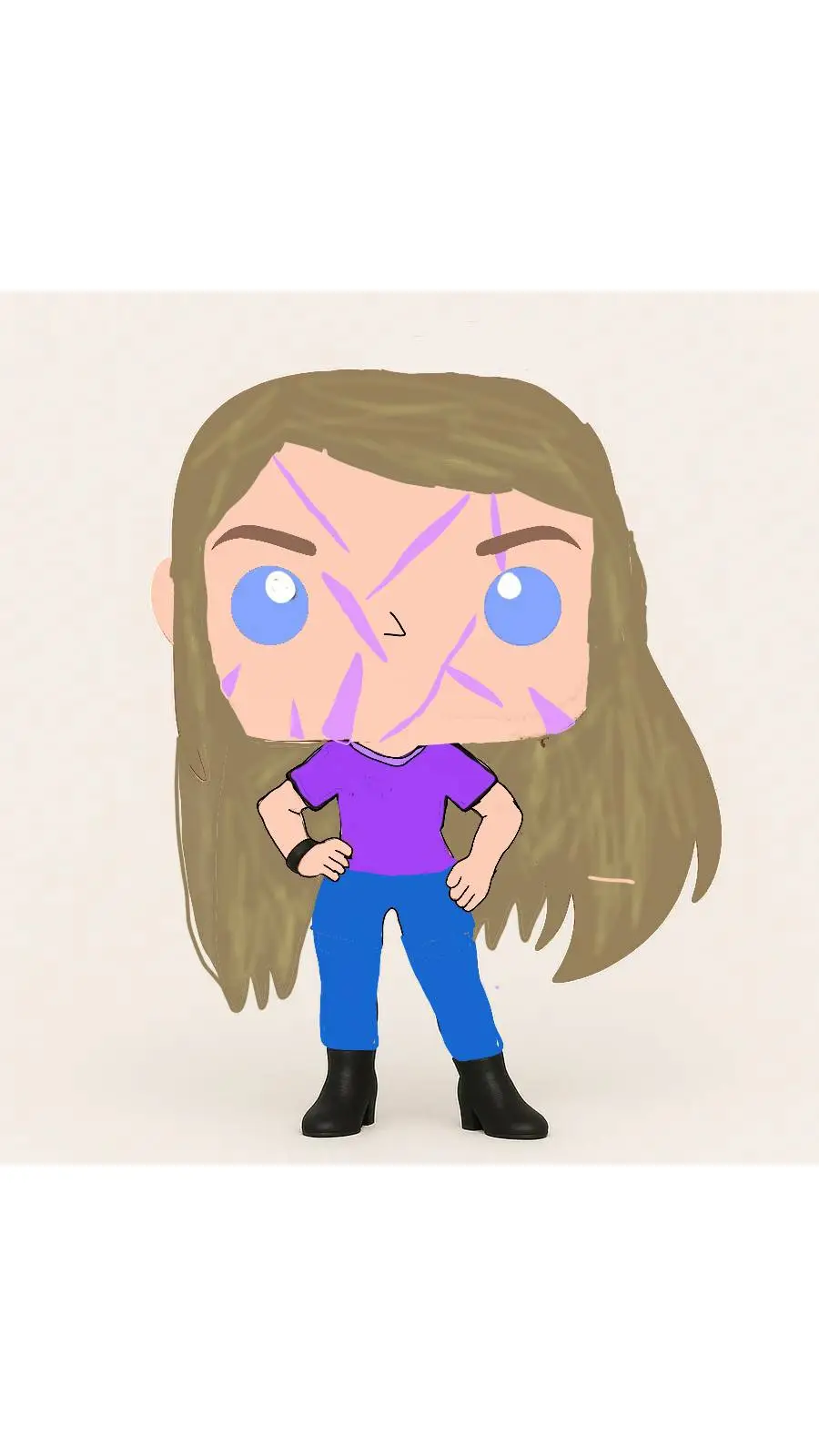 ai character: BROOK AS A FUNKO?! background