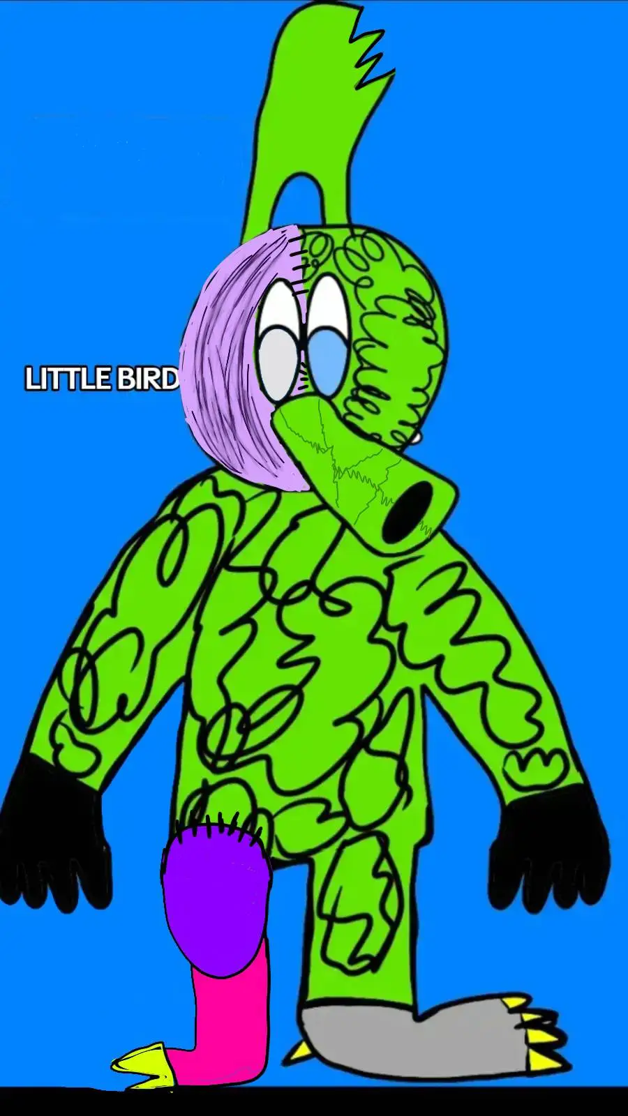 ai character: Replacement Code background