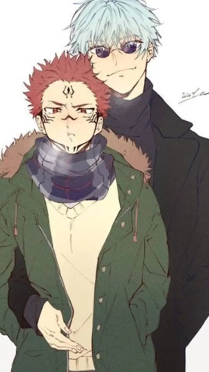 ai character: Gojo × Sukuna  background