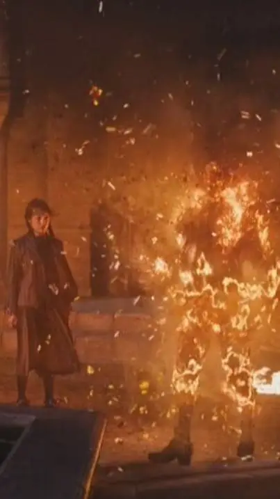 ai character: wednesday S1 e8  background