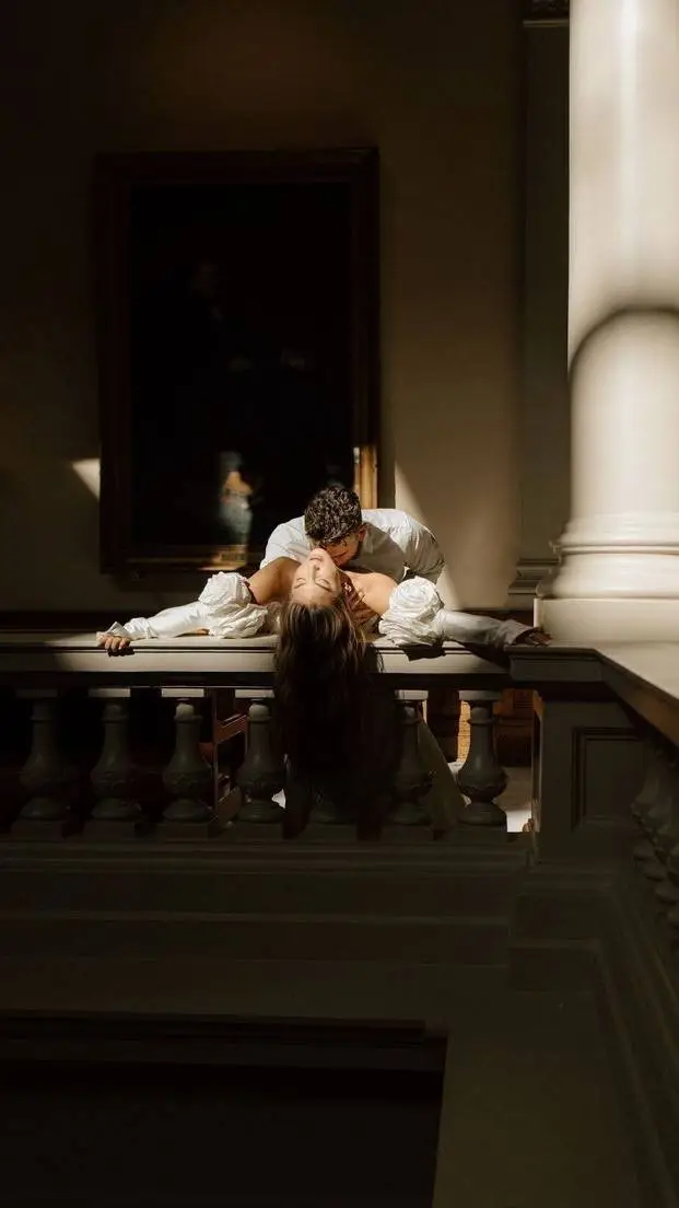 ai character: josh and Olivia  background