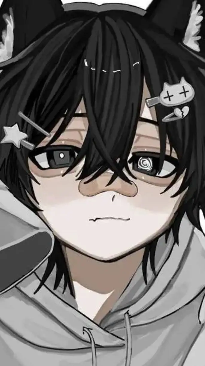 ai character: 🩶 NERINO 🖤 background