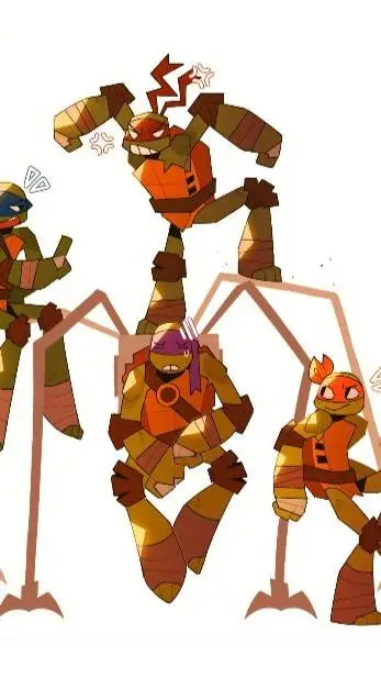 ai character: Ninja turtles meet background