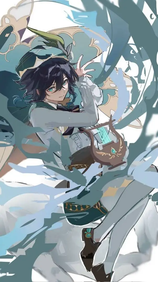ai character: venti background