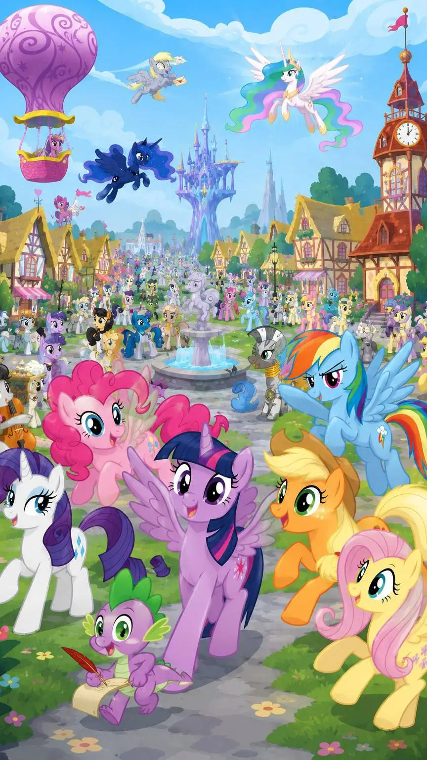 ai character: Equestria background