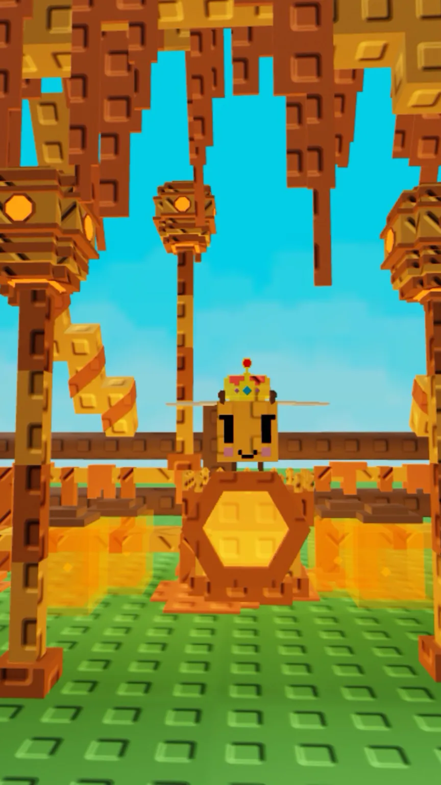 ai character: queen bee  background