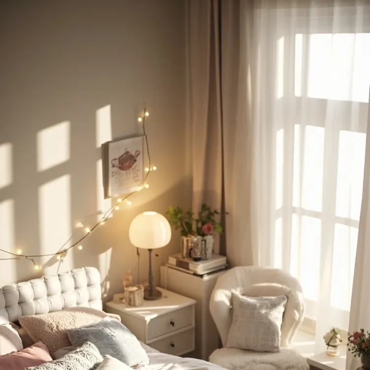 chat with ai character: Your Bedroom