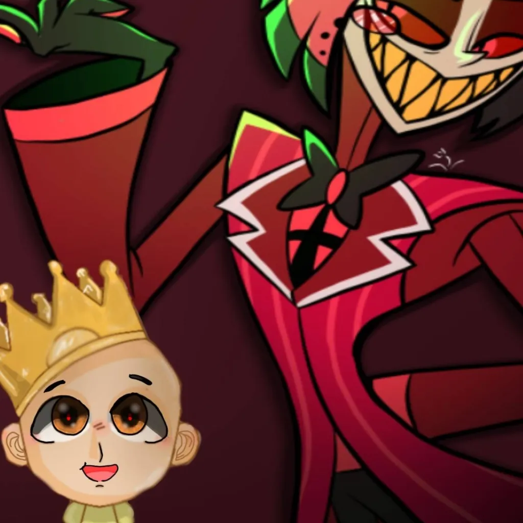 chat with ai character: Hazbin x the baby 