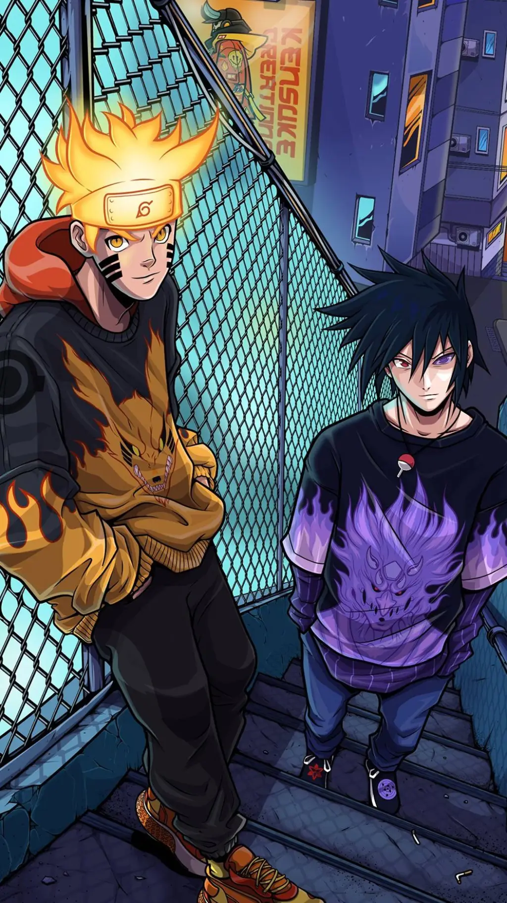 ai character: Naruto(je m'aime🤣) background