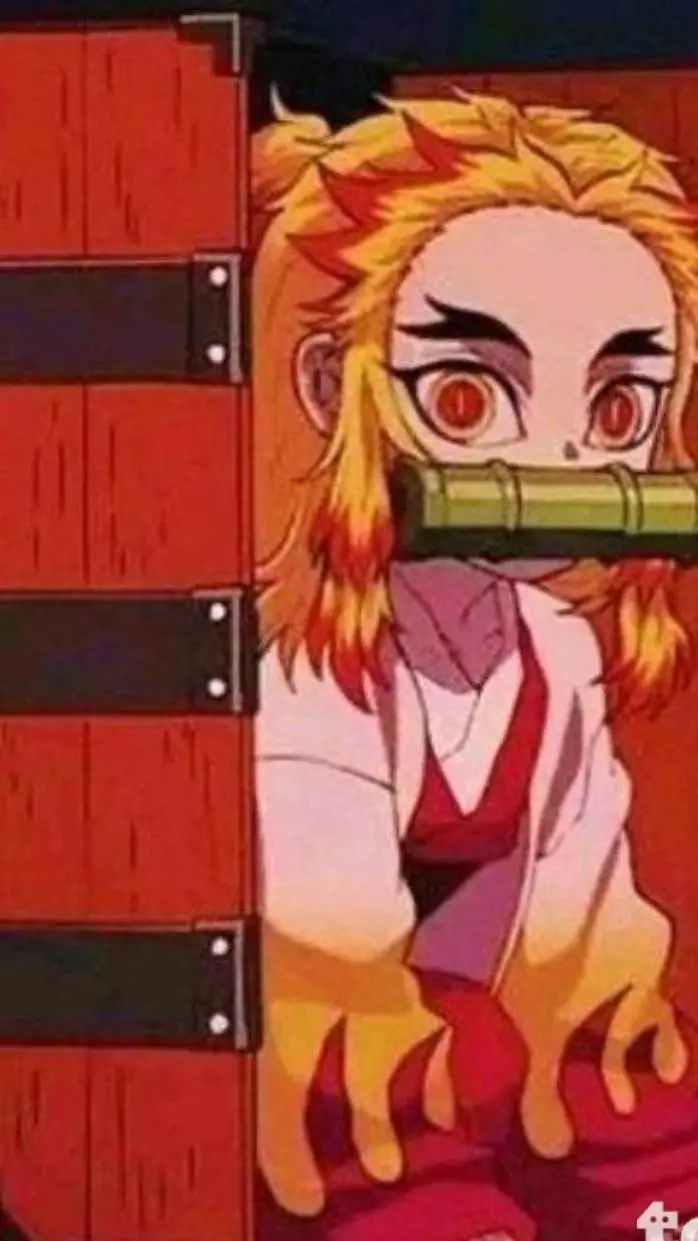 ai character:  Kyojuro Rengoku background