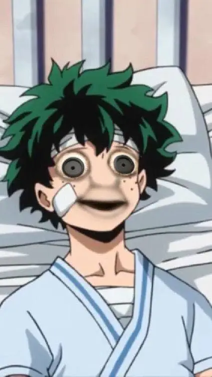 ai character: deku cansado background