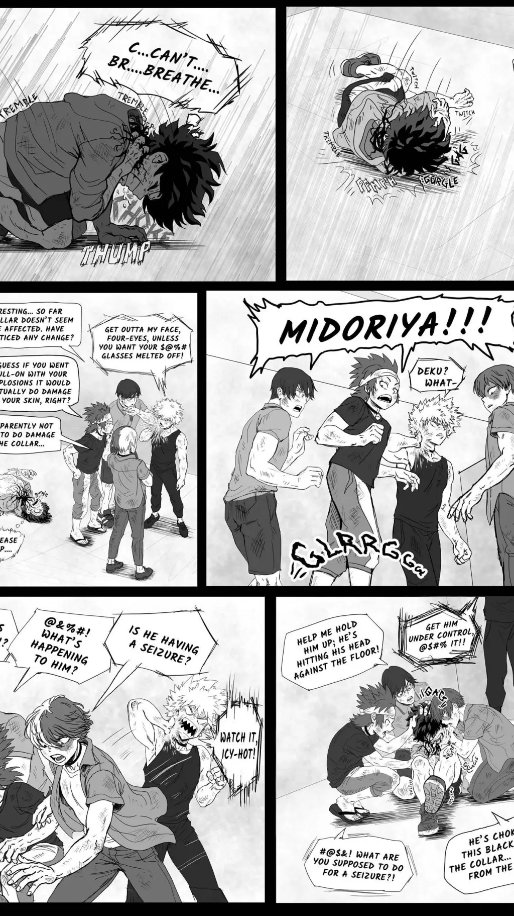 ai character: MHA collares background