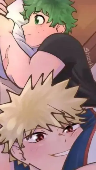 ai character: 💚bakudeku🧡 background