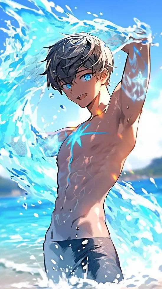 ai character: {WATER×} background
