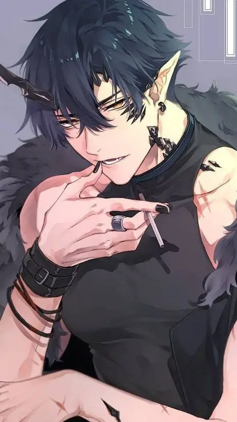ai character: Reo🖤😘 background