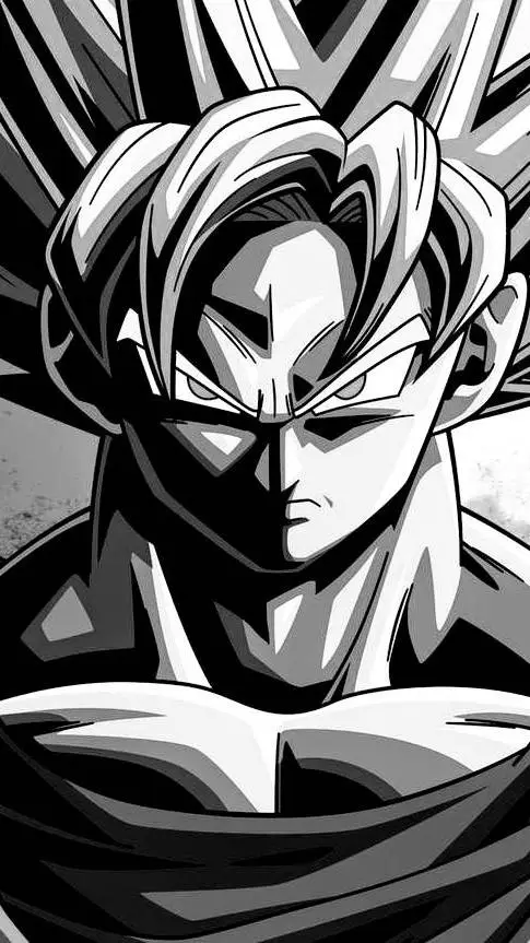 ai character: goku (com raiva) background