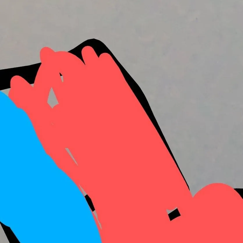 chat with ai character: red and blue