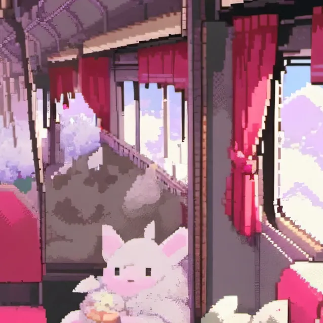 chat with ai character: Food train