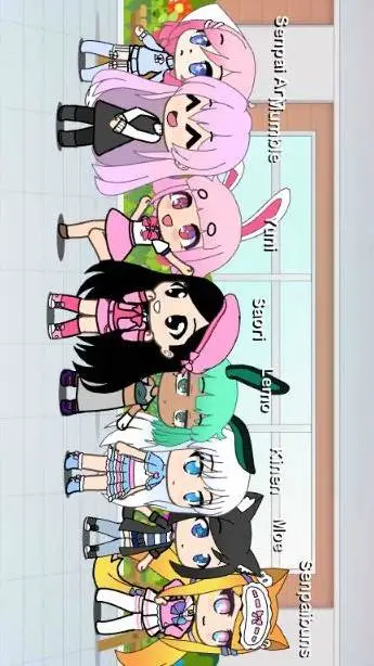 ai character: Gacha Girls background