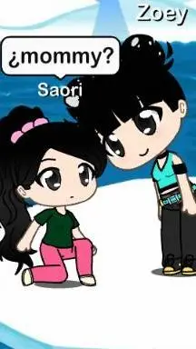 ai character: Zoey y Saori  background