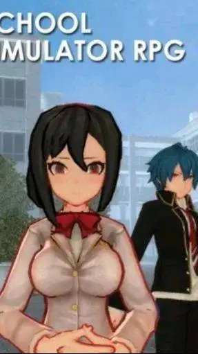 ai character: High school 3D background