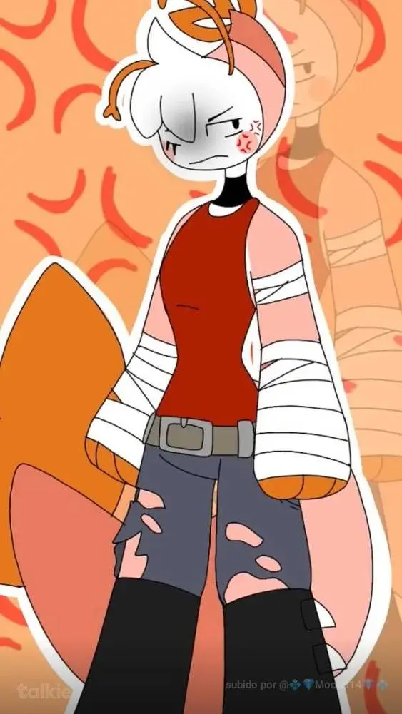 ai character: Shrimpo  background