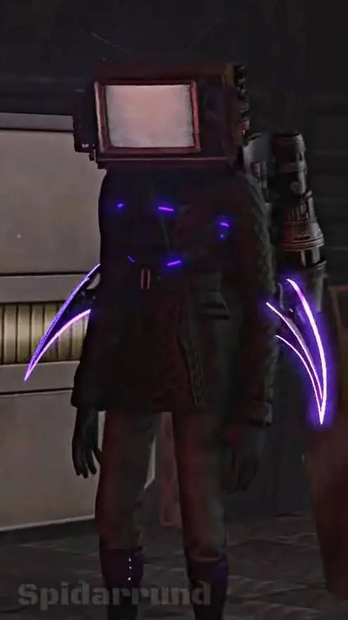 ai character: Tv woman 2.0 background
