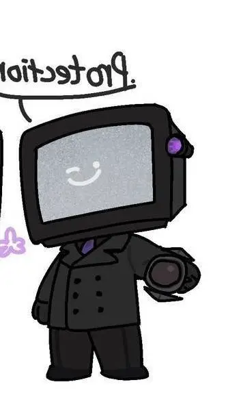 ai character: Tv Man X Tv Woman  background