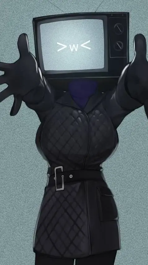 ai character: Tv Woman  background