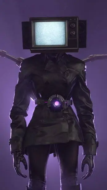 ai character: Tv Woman  background