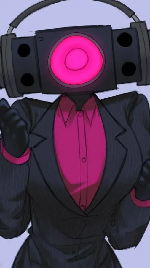 ai character: Speaker Woman  background