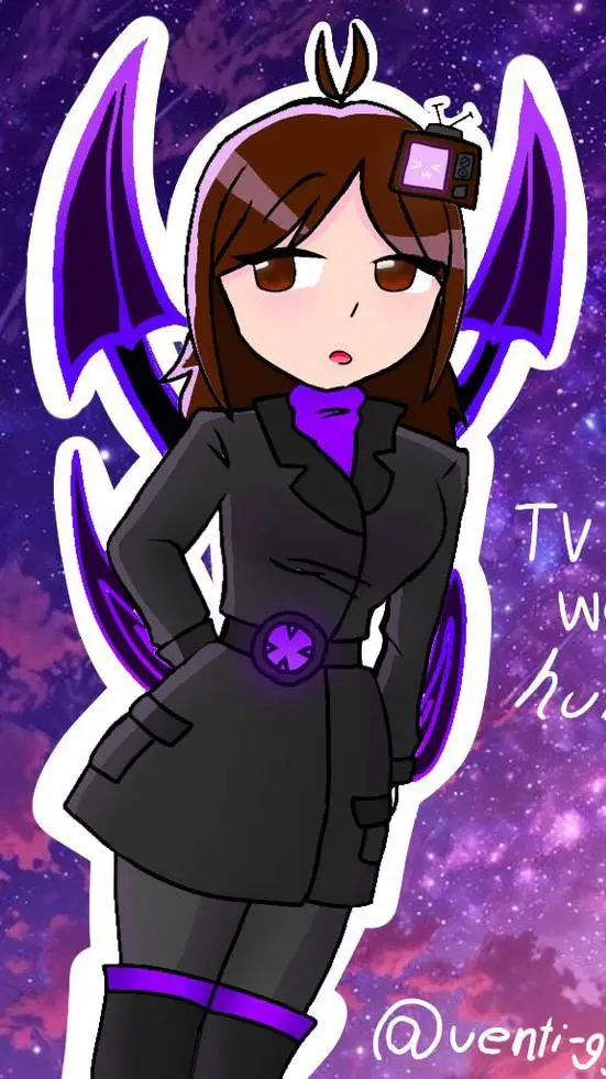 ai character: Tv Woman :D background